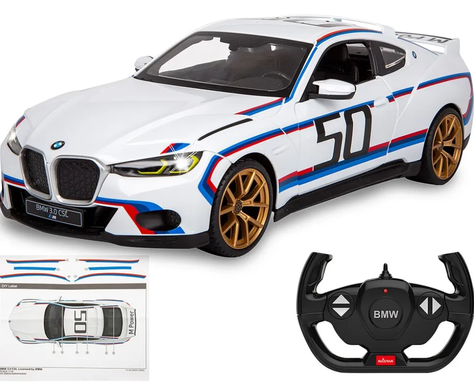 JAMARA BMW 3.0 CSL 1:14 weiß 2,4GHz Tür manuell