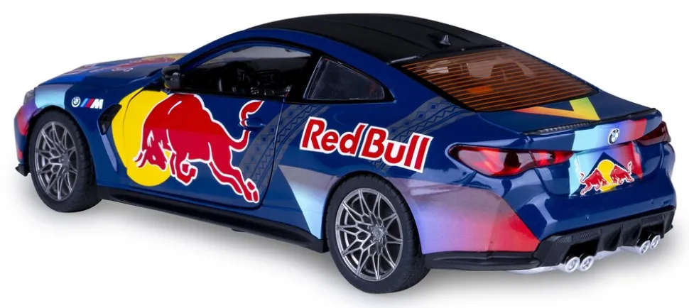 JAMARA BMW M4 Diecast 1:24 blau inkl. Knopfzellen