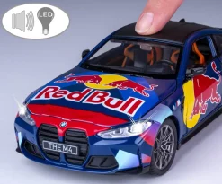 JAMARA BMW M4 Diecast 1:24 blau inkl. Knopfzellen