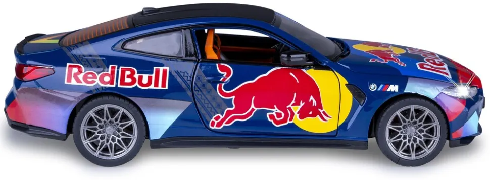 JAMARA BMW M4 Diecast 1:24 blau inkl. Knopfzellen