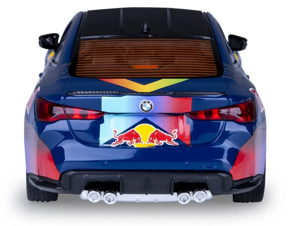 JAMARA BMW M4 Diecast 1:24 blau inkl. Knopfzellen