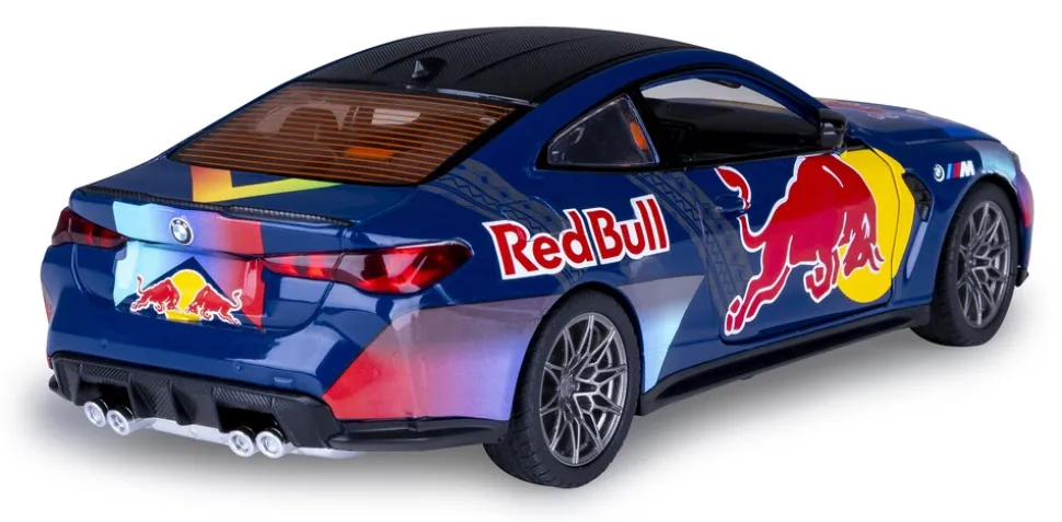 JAMARA BMW M4 Diecast 1:24 blau inkl. Knopfzellen
