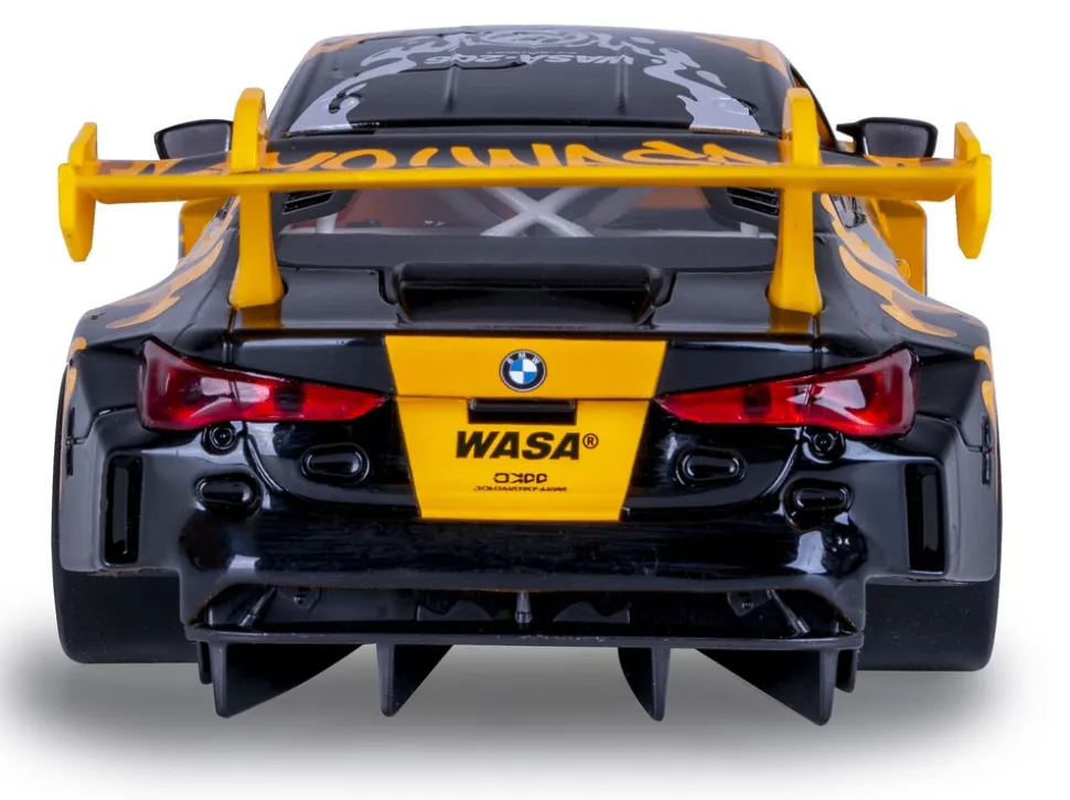 JAMARA BMW M4 GT3 Diecast 1:24 gelb inkl. Knopfzellen