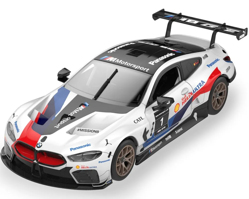 JAMARA BMW M8 GTE 1:18 weiß 2,4GHz Bausatz
