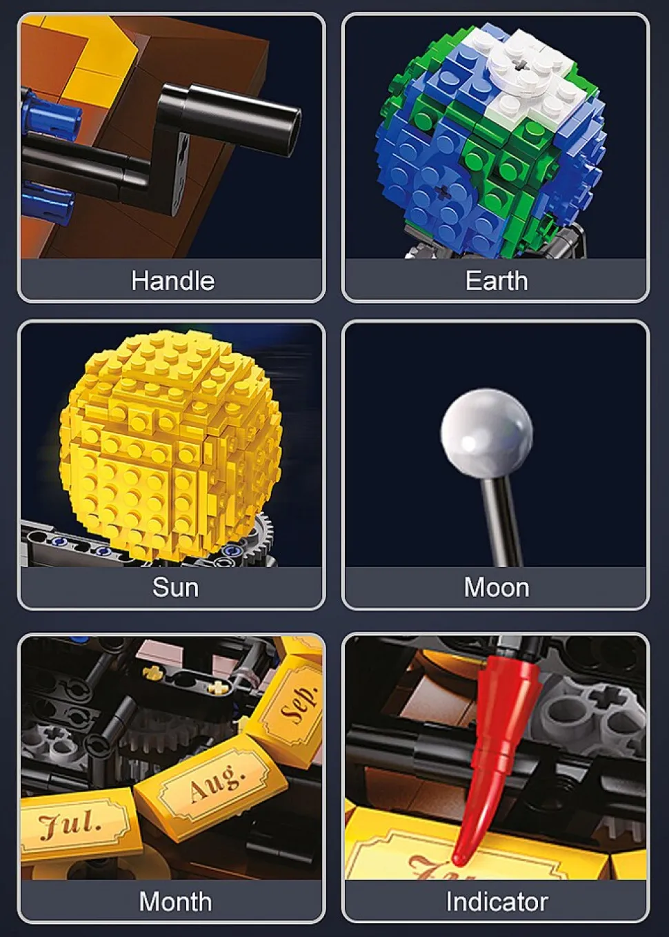 JAMARA CaDA Solar System Bricks