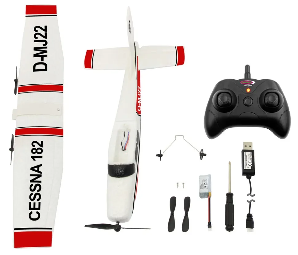 JAMARA Cessna 182 Flugzeug 2,4GHz Gyro 2CH