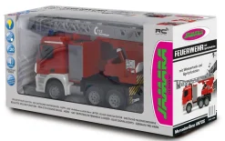 JAMARA Feuerwehr Drehleiter Mercedes-Benz Antos 1:20 2,4GHz mit Spritzfunktion