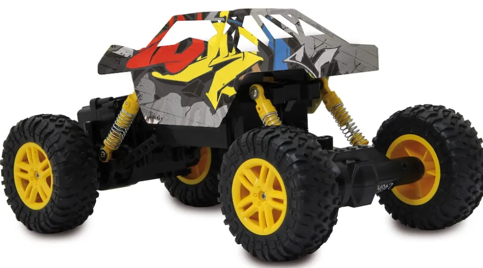 JAMARA Hillriser Crawler 4WD 1:18 gelb 2,4GHz