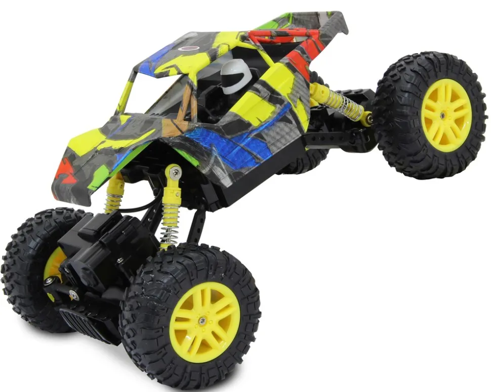 JAMARA Hillriser Crawler 4WD 1:18 gelb 2,4GHz