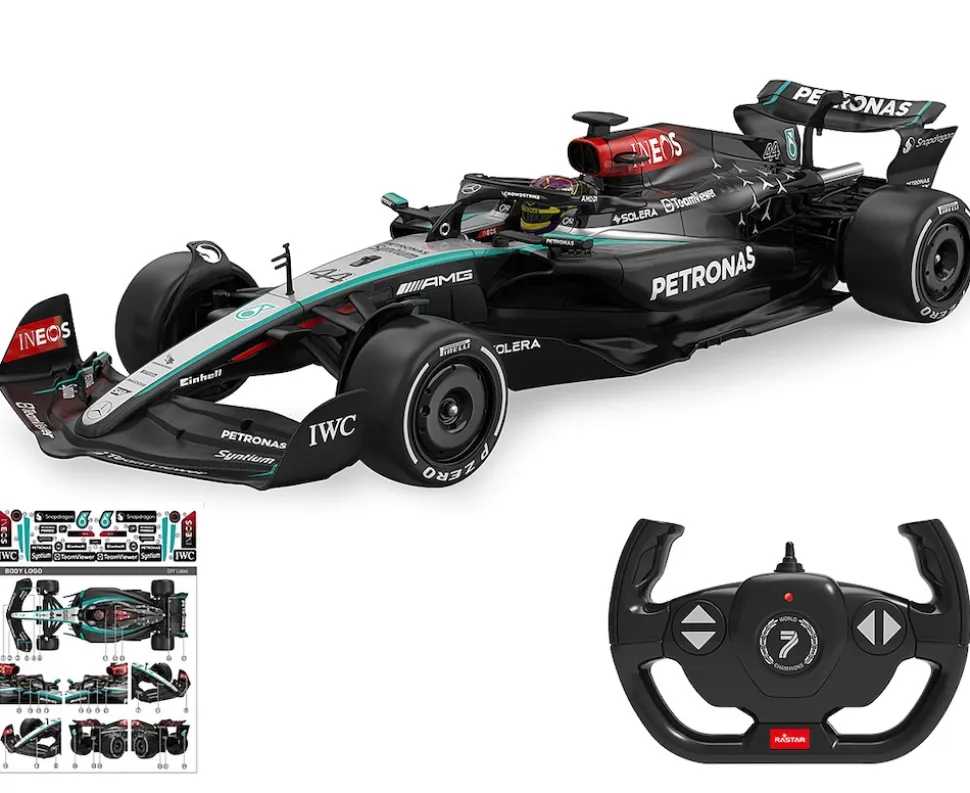 JAMARA Mercedes-AMG F1 W15 E Performance 1:12 schwarz 2,4GHz