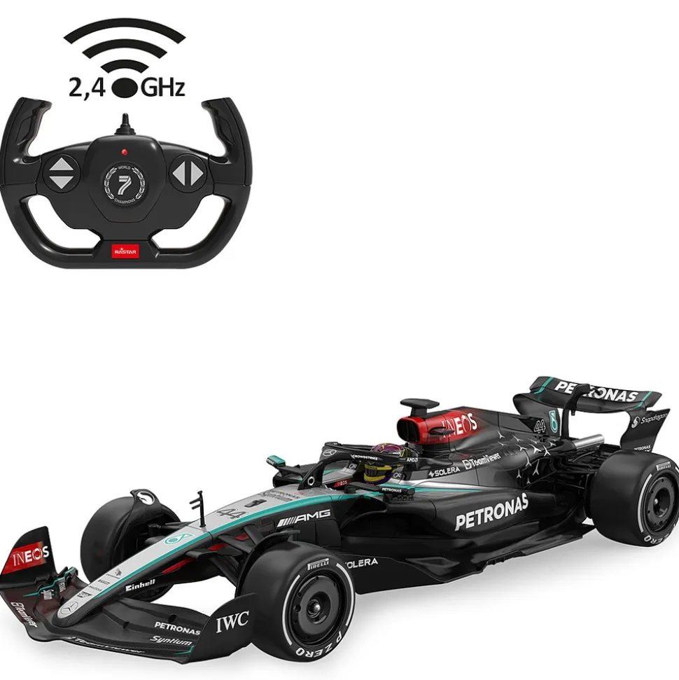 JAMARA Mercedes-AMG F1 W15 E Performance 1:12 schwarz 2,4GHz