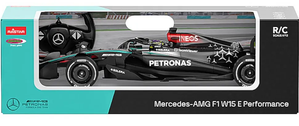 JAMARA Mercedes-AMG F1 W15 E Performance 1:12 schwarz 2,4GHz