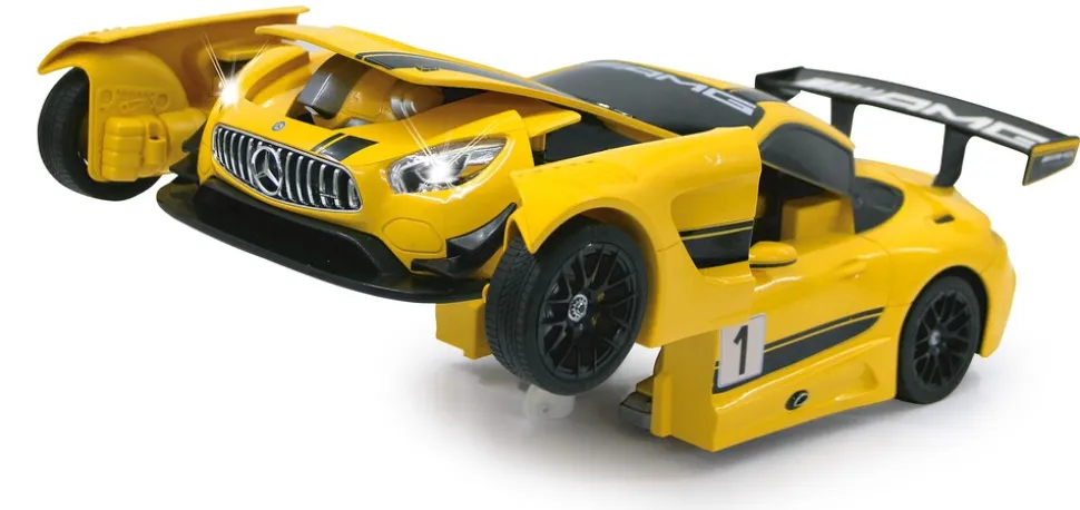 JAMARA Mercedes-AMG GT3 1:14 gelb 2,4GHz transformable