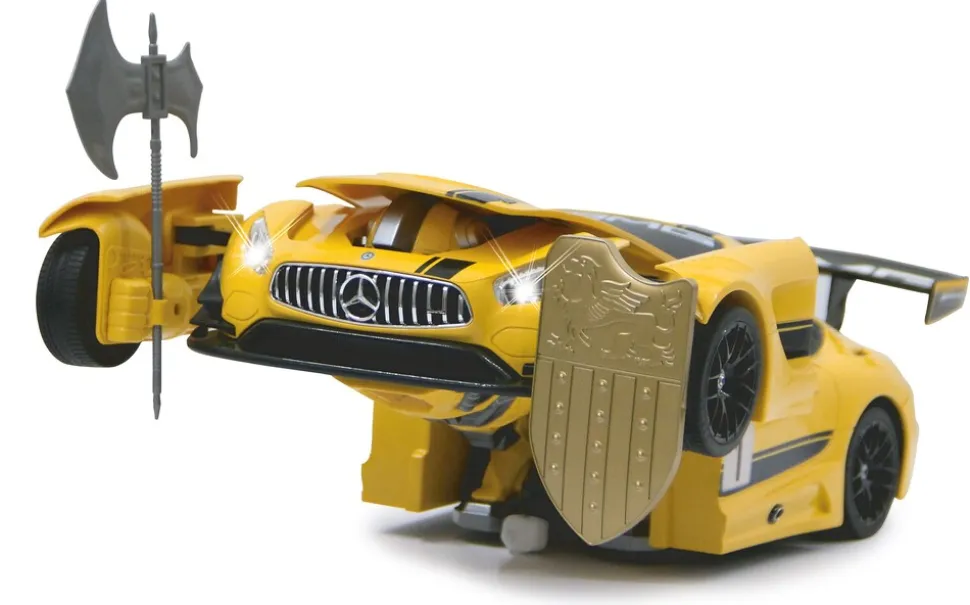 JAMARA Mercedes-AMG GT3 1:14 gelb 2,4GHz transformable