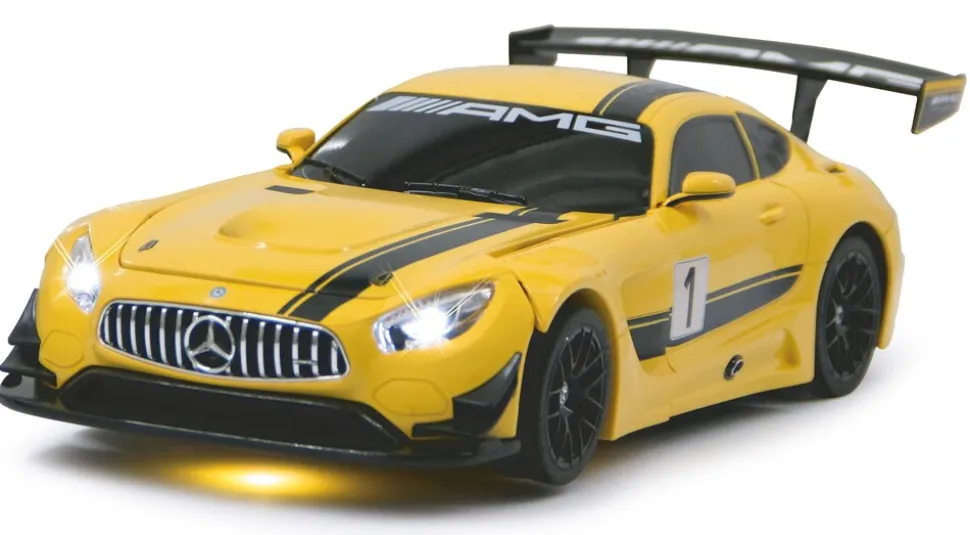 JAMARA Mercedes-AMG GT3 1:14 gelb 2,4GHz transformable