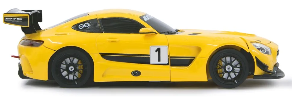 JAMARA Mercedes-AMG GT3 1:14 gelb 2,4GHz transformable