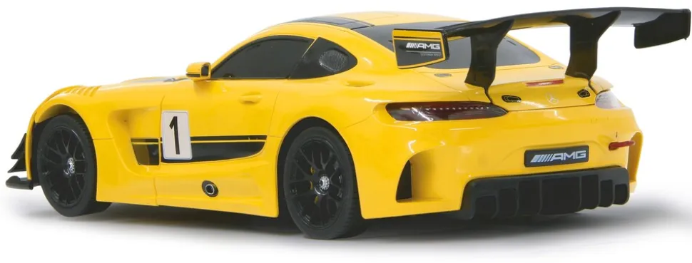 JAMARA Mercedes-AMG GT3 1:14 gelb 2,4GHz transformable