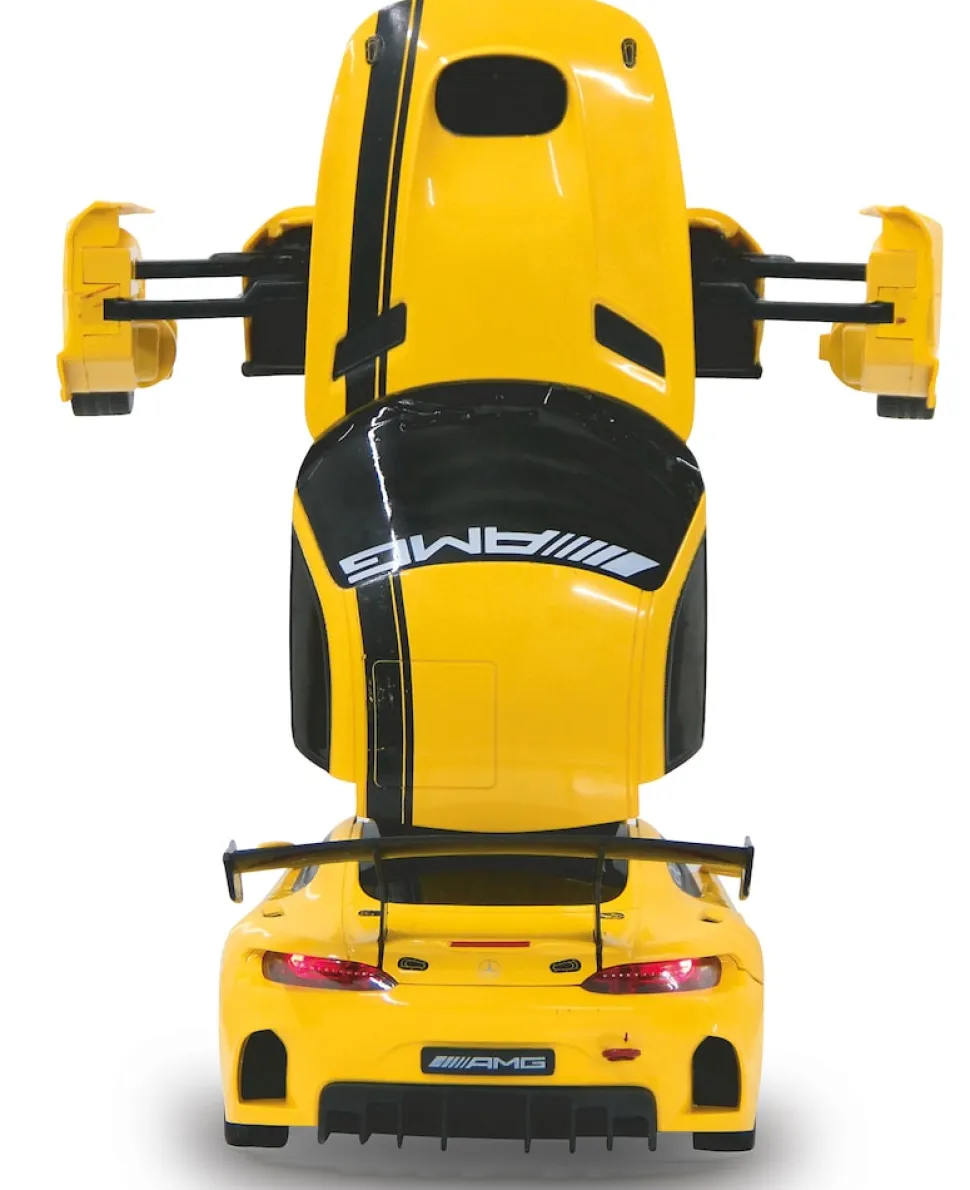 JAMARA Mercedes-AMG GT3 1:14 gelb 2,4GHz transformable