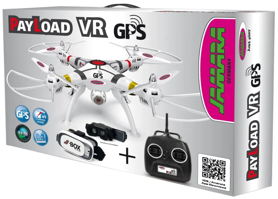 JAMARA Payload GPS VR Drone Altitude HD FPV Wifi Coming Home