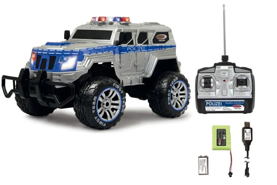 JAMARA Polizei Panzerwagen Monstertruck 1:12 27MHz LED inkl. Akku & Ladegerät