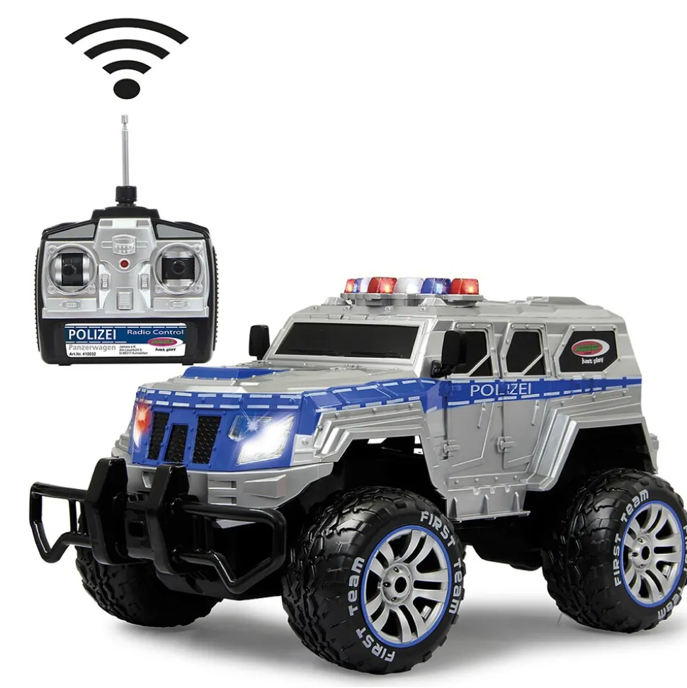 JAMARA Polizei Panzerwagen Monstertruck 1:12 27MHz LED inkl. Akku & Ladegerät