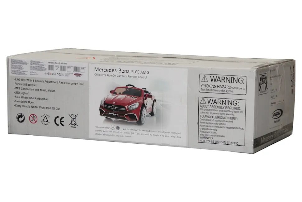Jamara Ride-on Mercedes-Benz SL 65 AMG 2,4 GHz 12V rot