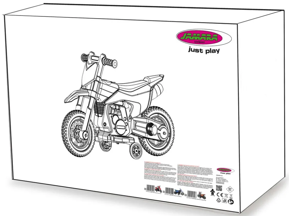 JAMARA Ride-on Motorrad Power Bike rot 6V