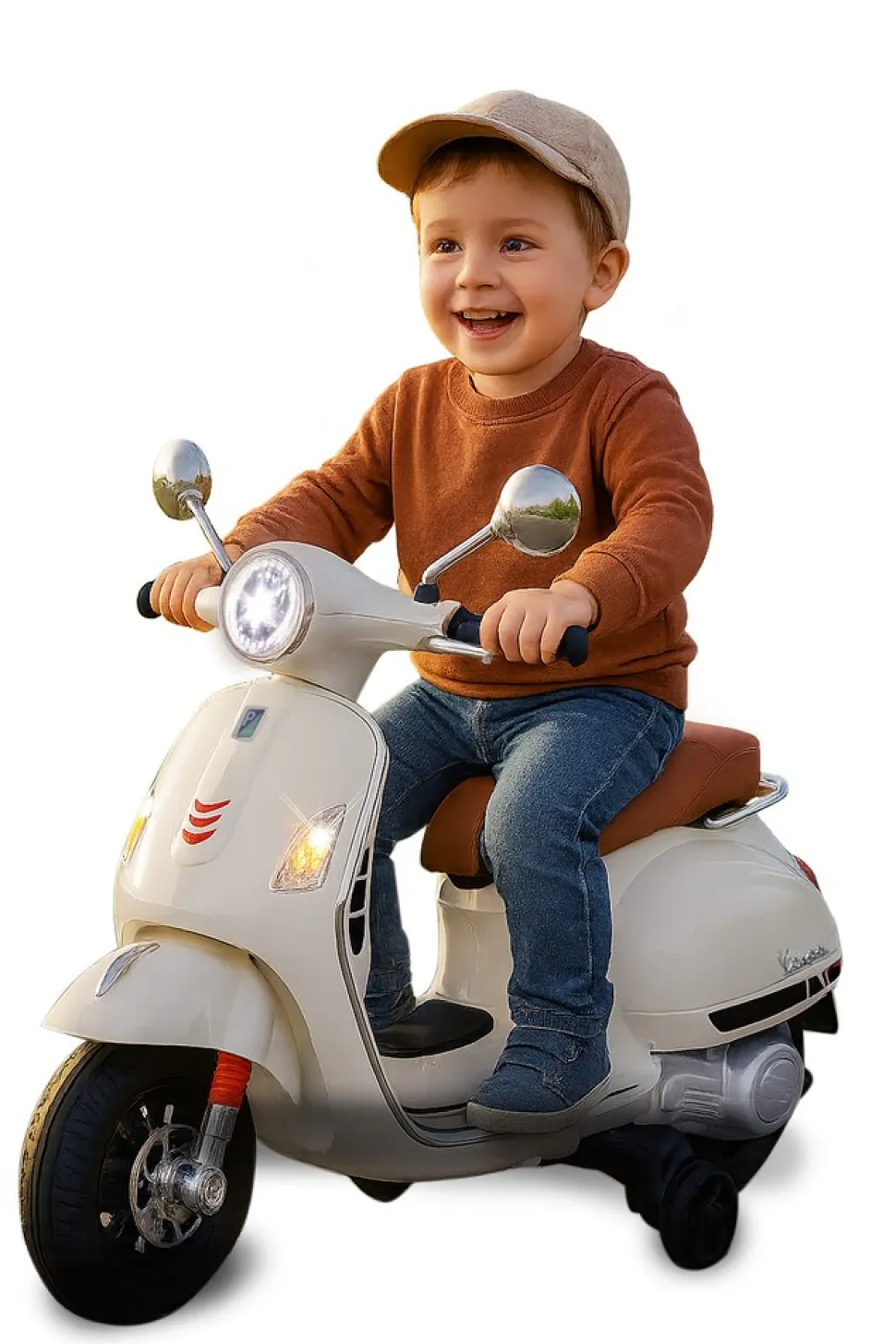 JAMARA Ride-on Vespa GTS 125 weiss Li-Power 12.6