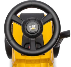 JAMARA Rutscher Caterpillar Traktor mit Anhänger gelb 2in1
