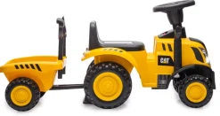 JAMARA Rutscher Caterpillar Traktor mit Anhänger gelb 2in1