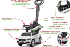 JAMARA Rutscher Mercedes-Benz C-Class weiß 3in1