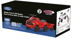 JAMARA Rutscher Shelby Ford F-150 Raptor mit Anhänger weiß