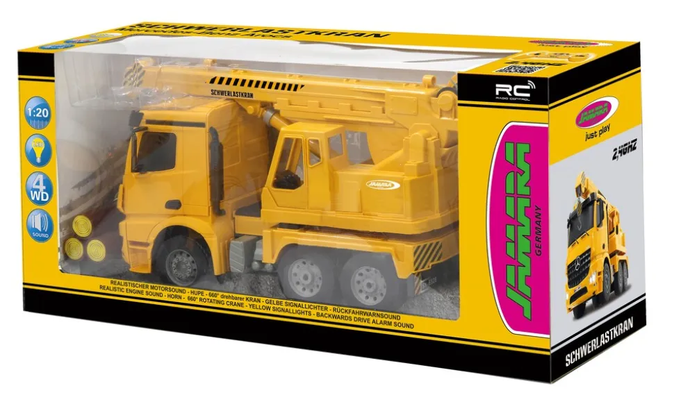 JAMARA Schwerlastkran Mercedes-Benz Arocs 1:20 2,4GHz