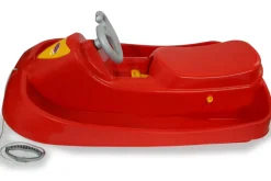 Jamara Snow Play Bob Ralley 100 cm rot mit Lenkrad und Bremse