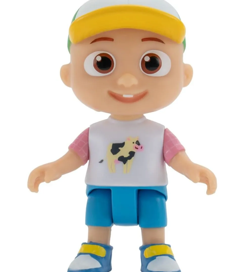 Jazwares - Cocomelon - Mitsing-Traktor mit JJ Spielfigur Lernspielzeug für Kinder ab 2 Jahren