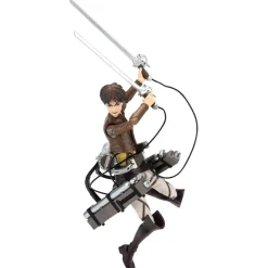 Jazwares KAZ0006 - Total Anime - Attack on Titan - Eren Jaeger Actionfigur mit austauschbaren Körperteilen, ca. 17 cm