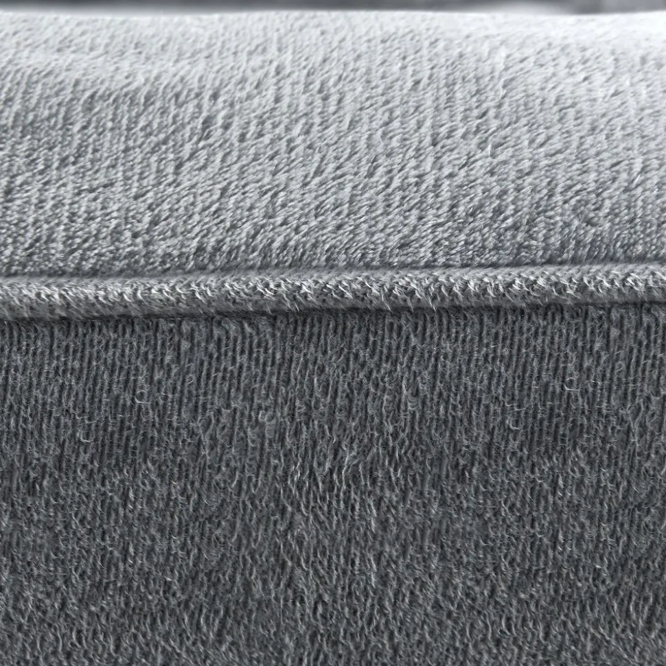 Juskys Hundebett Sheena M - 72 x 60 cm - orthopädisch & flauschig - Bezug abnehmbar & waschbar