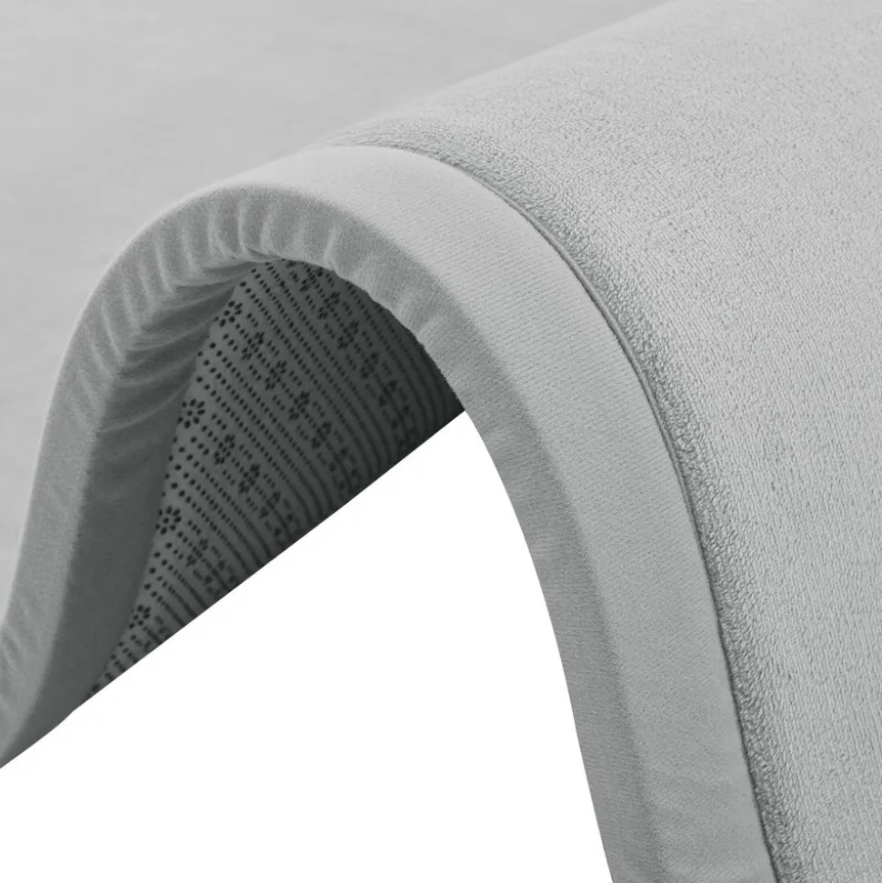 Juskys Krabbelmatte Maila Spielmatte 180x120 cm Yogamatte für Kind, Baby - rutschfest, weich - Grau