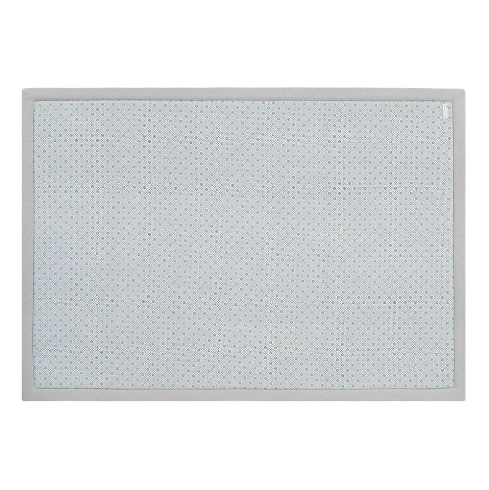 Juskys Krabbelmatte Maila Spielmatte 180x120 cm Yogamatte für Kind, Baby - rutschfest, weich - Grau