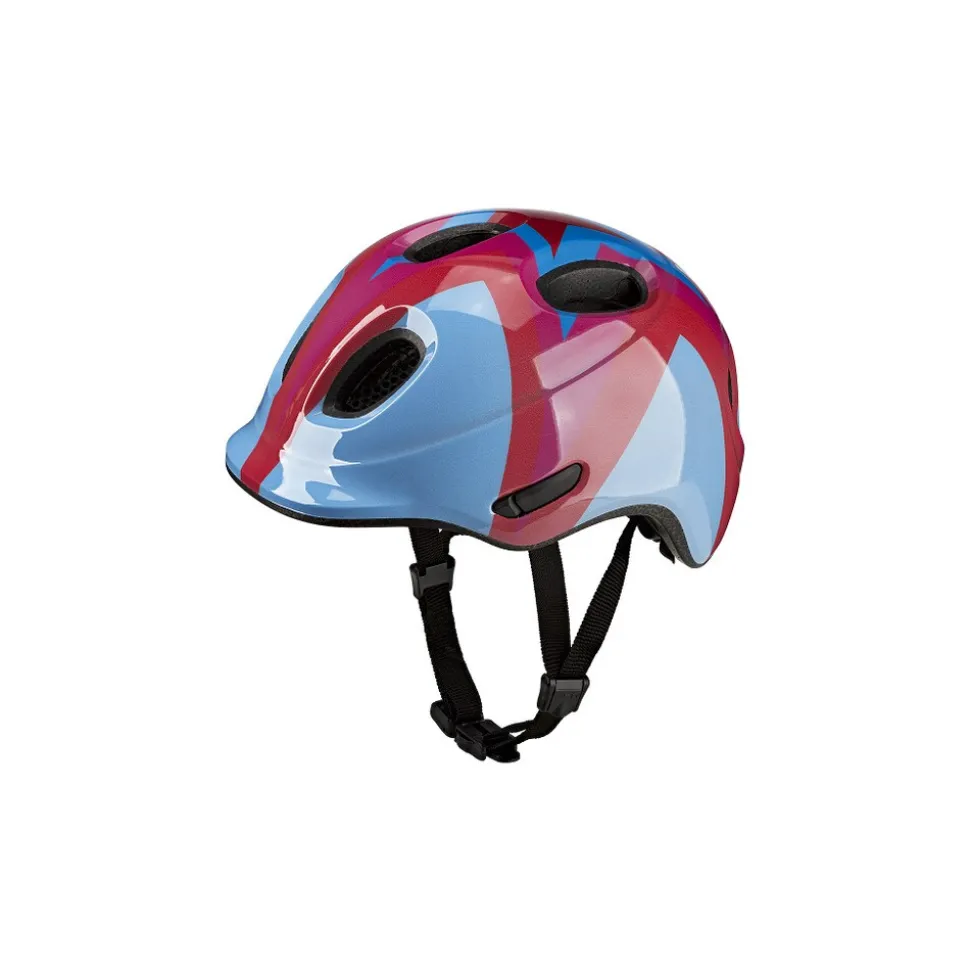 KED Kinderhelm MEGGY SPARK Starburst Blue Red