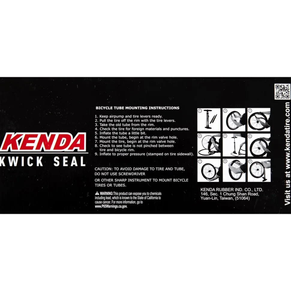Kenda Kwick Seal Schlauch Fahrradschlauch 700x18-25c mit integriertem Pannenschutz Dichtmittel
