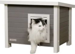 Kerbl ECO-Katzenhaus Eli Katzenhaus Haus für Katzen Schutzhaus 57x45x43 cm