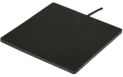 Kerbl Gummi-Heizplatte 24x24x0,7 cm (für Geflügeltränke, Kabellänge 2 m)