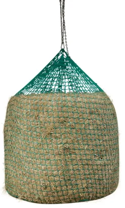 Kerbl Heunetz für Rundballen zum Aufhängen 4,5x4,5 cm, ü150 cm / Höhe 180 cm