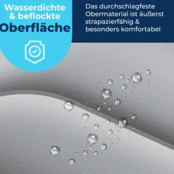 KESSER® Aufblasbare Matratze Luftbett mit eingebauter elektrischer Pumpe integrierte erhöhte aufblasbare Matratze für Übernachtungsgäste mit Aufbewahrungstasche