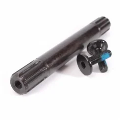 KHE BMX Achse Fahrradachse 150 mm Länge 19 mm 8T Gewinde Fahrrad Achse mit Schraube