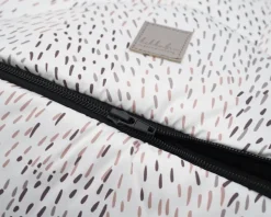 Kikka boo Fußsack Trendy für Kinderwagen, Öffnung am Fußbereich, Reißverschluss weiß