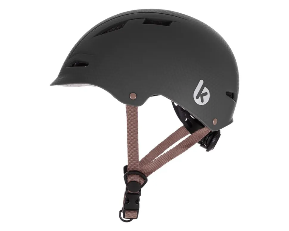 Kikkaboo Kinder-Schutzhelm 46 - 56 cm mit 9 großen Öffnungen verstellbare Gurte schwarz