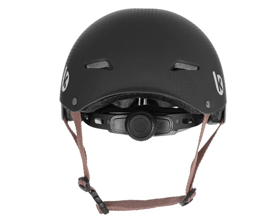 Kikkaboo Kinder-Schutzhelm 46 - 56 cm mit 9 großen Öffnungen verstellbare Gurte schwarz