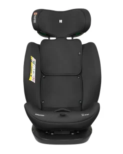 Kikkaboo Kindersitz i-Explore i-Size (40 - 150 cm) verstellbare Kopfstütze, Gurt schwarz uni